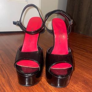 Ellie open toe heels